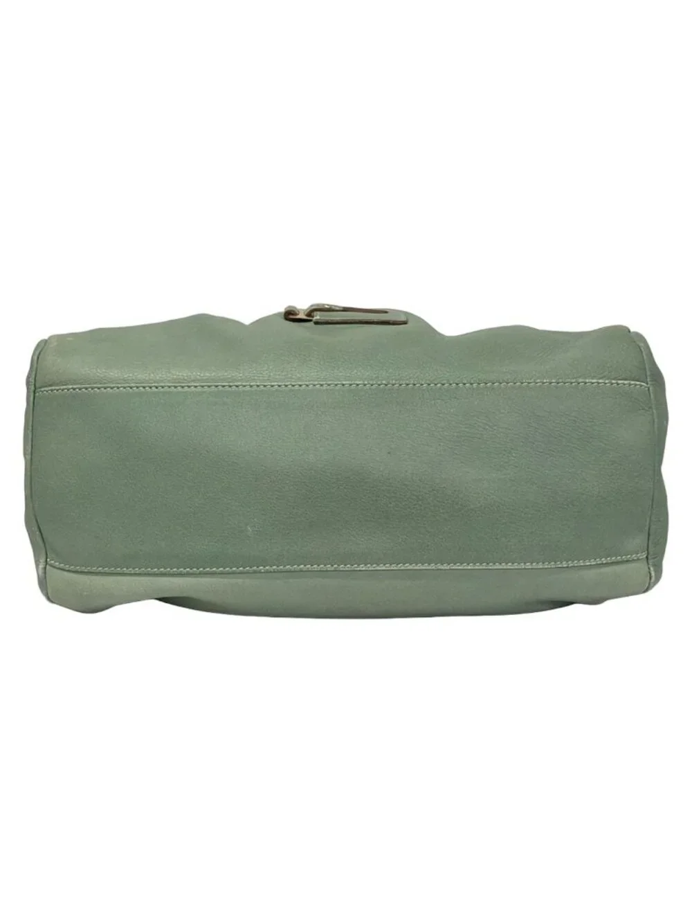 Max Mara Handbag Light Green Leather